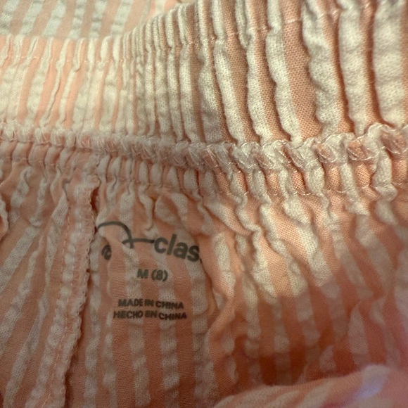 Art Class Pink and White Bodysuit with Ribbed Texture - Picture 3 of 5